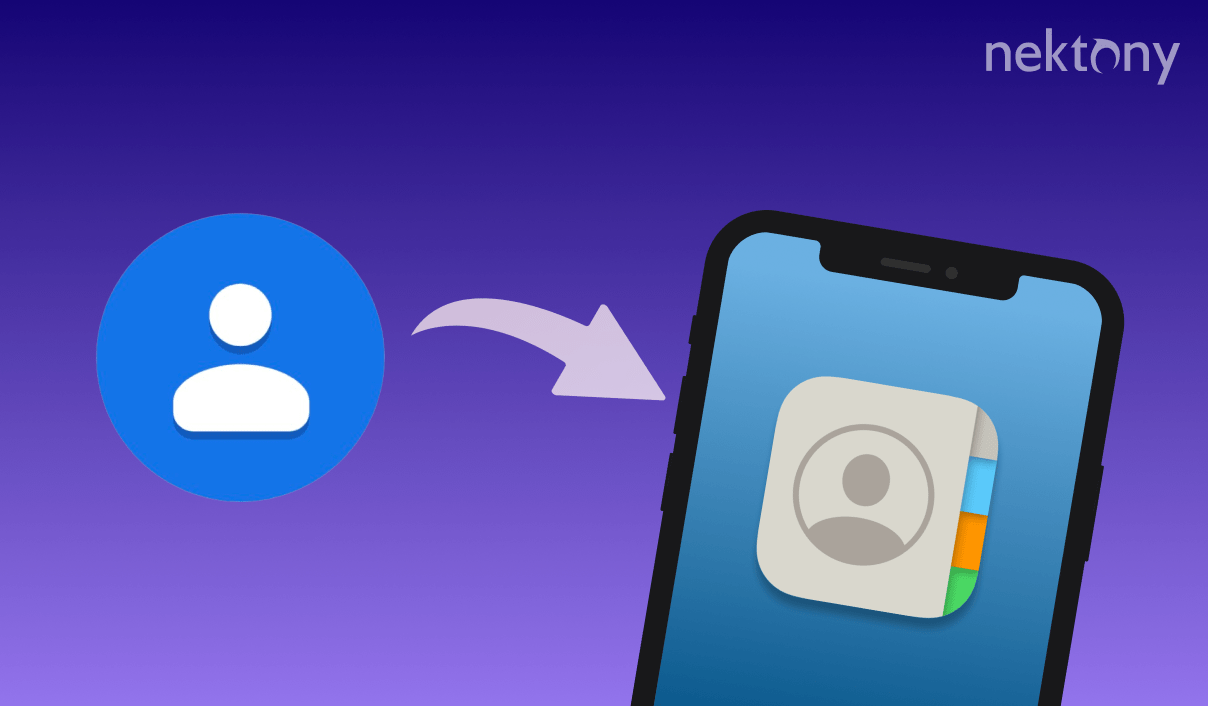 Import Google contacts to iPhone