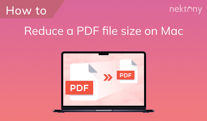 Reduce a pdf size on Mac