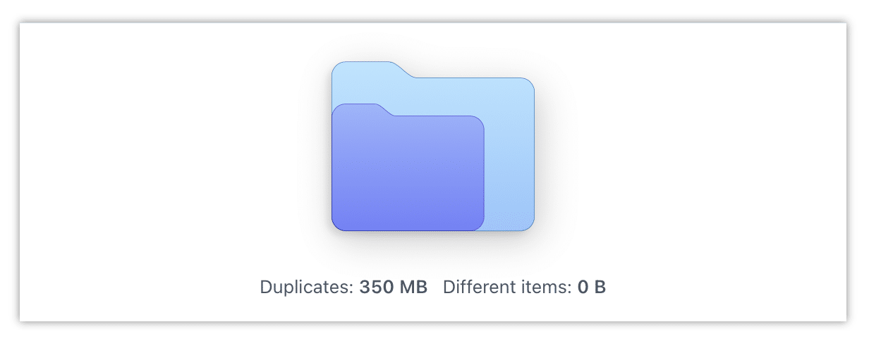 Similar folders on Mac