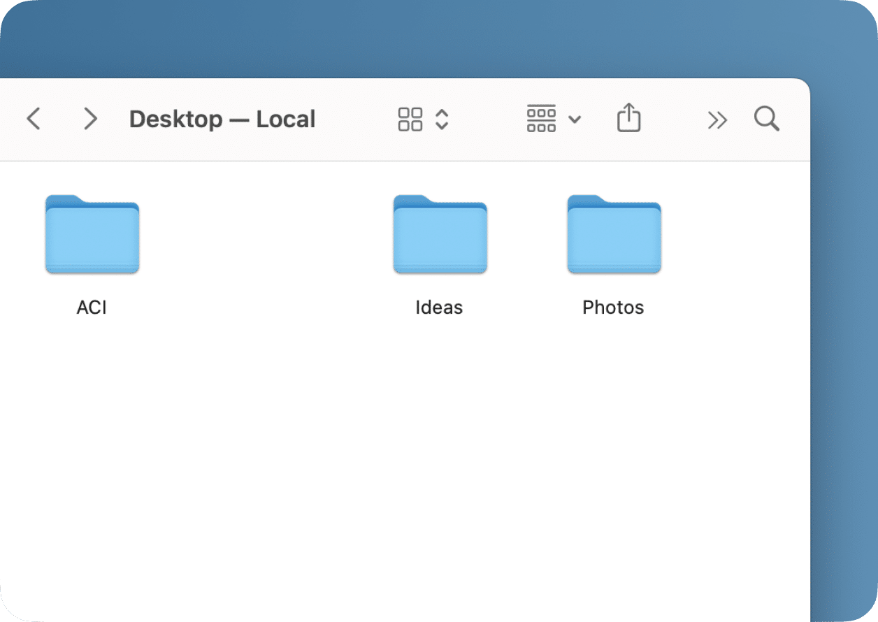 funter desktop local