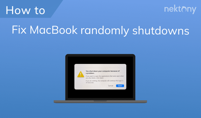 random shutdown mac