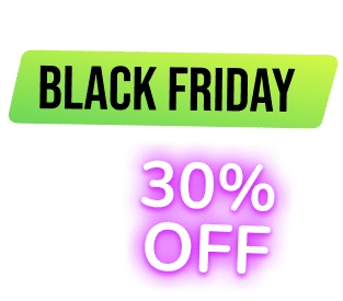 black friday text label