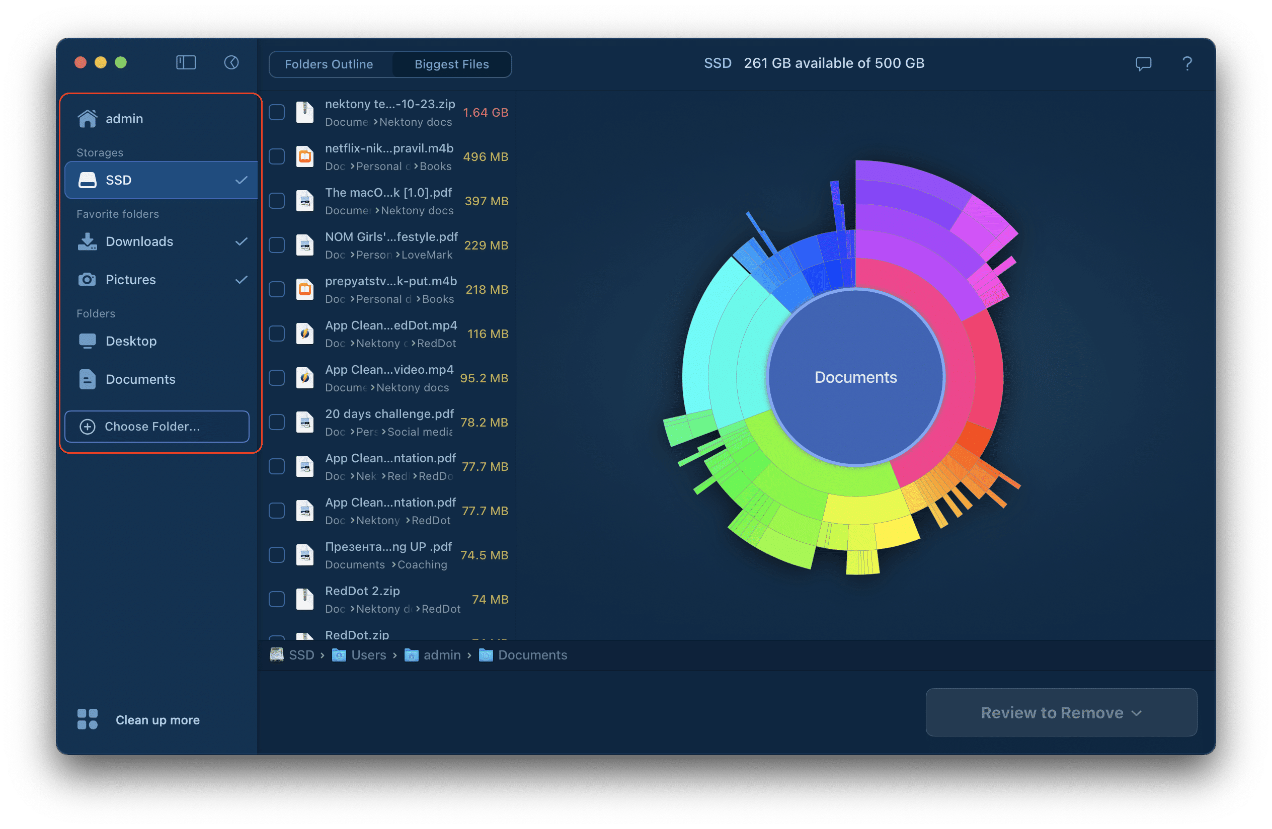 Check any storage with Disk Space Analyzer