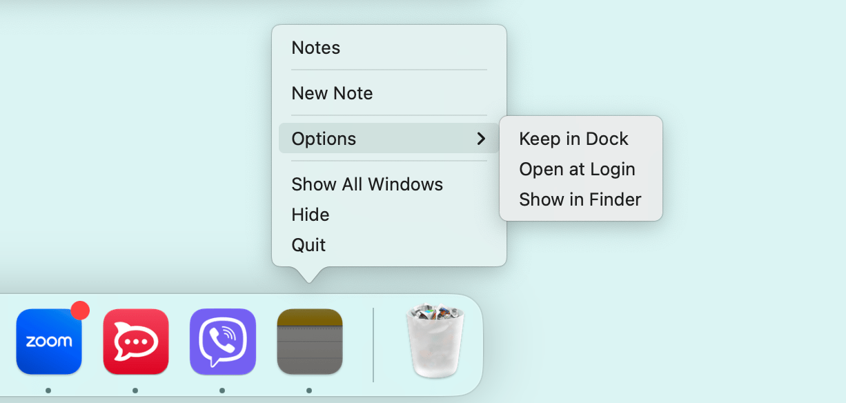 How to add icon to Dock