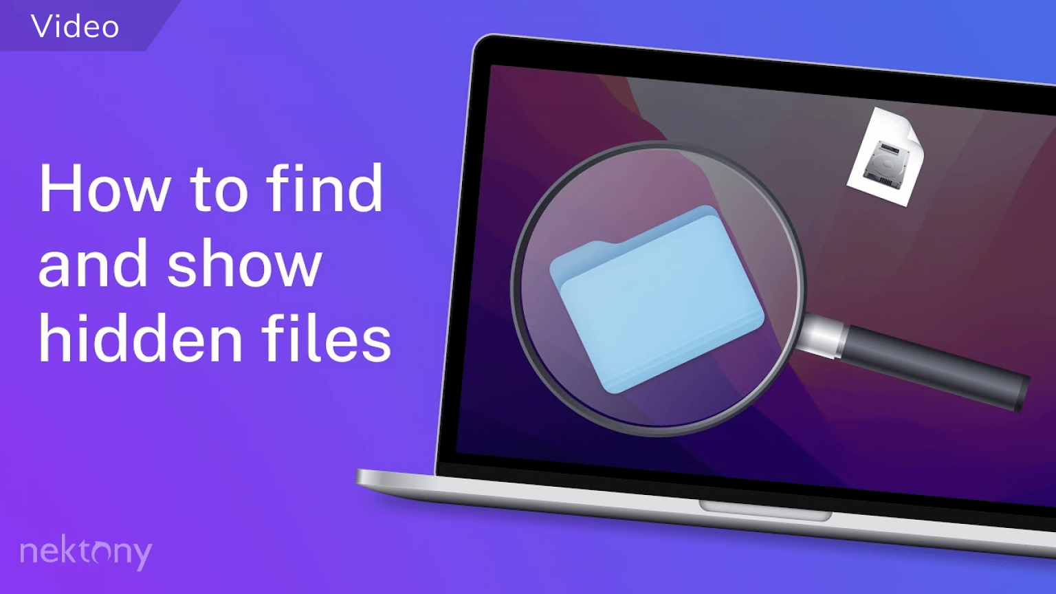 find and show hidden files video