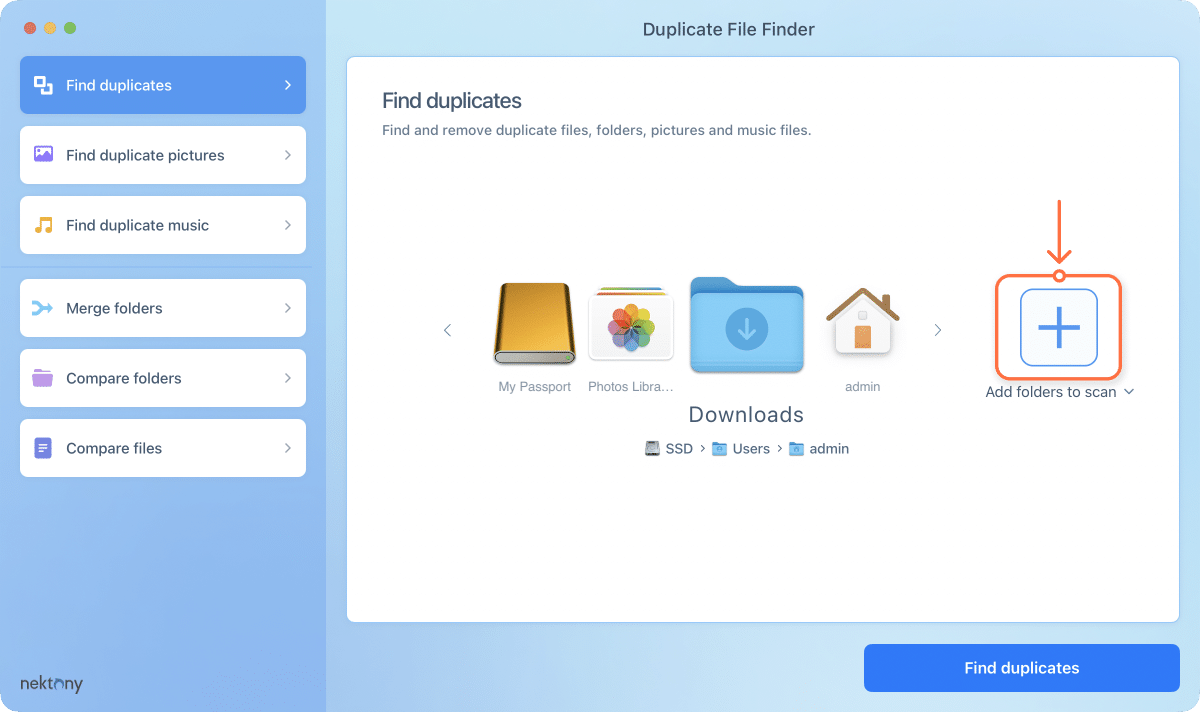 Program to find duplicate files
