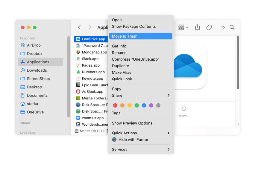 removing apps from Mac