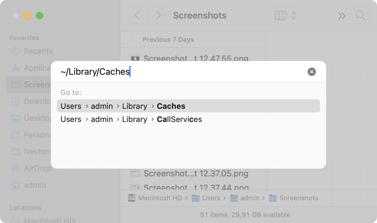 System cache