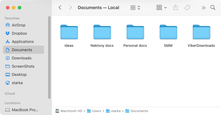 Hide files in Finder