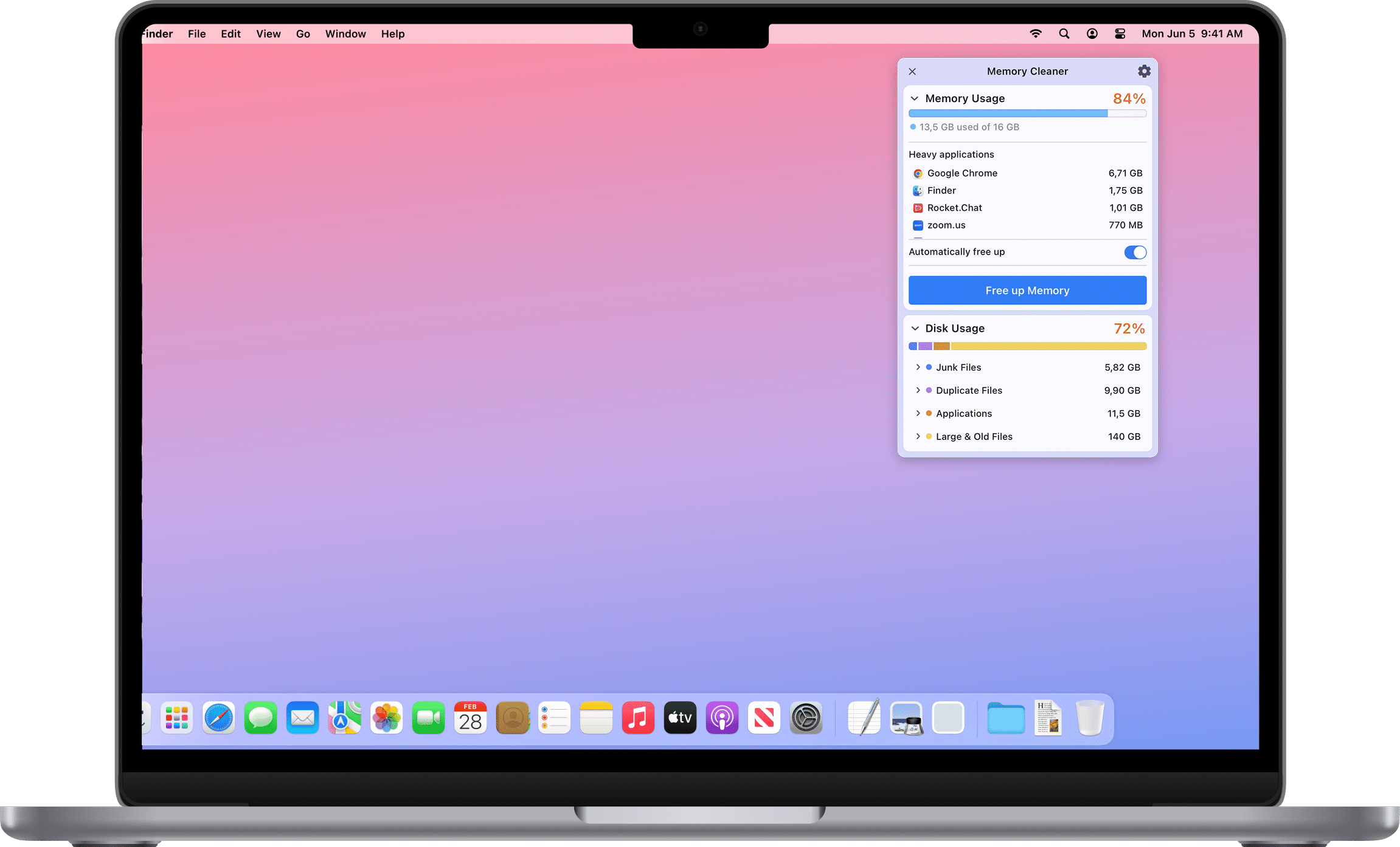 macbook air memory cleaner