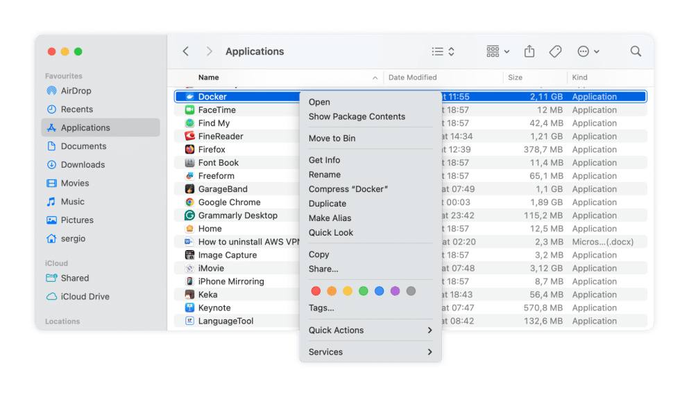 Removing Docker