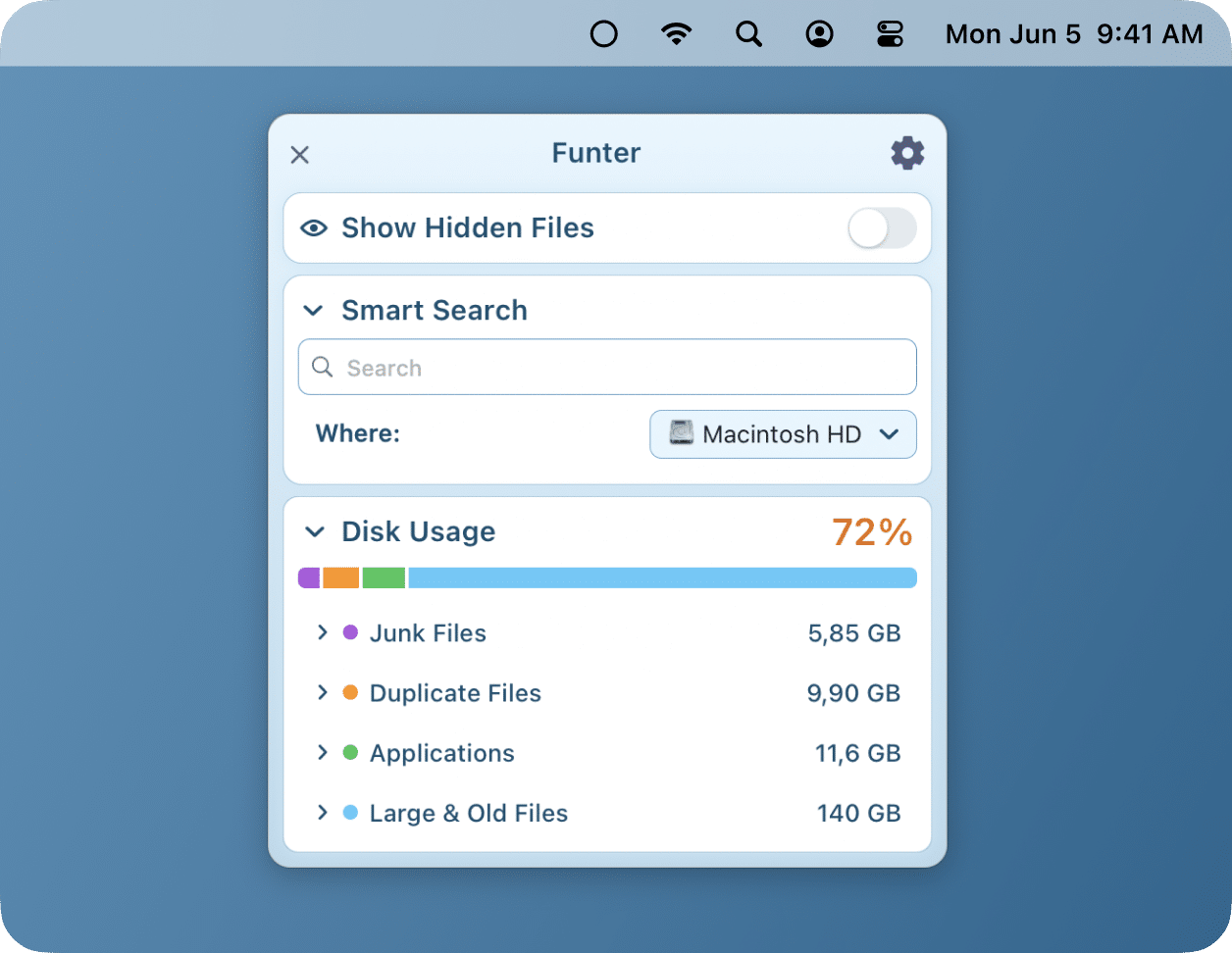 other funter features
