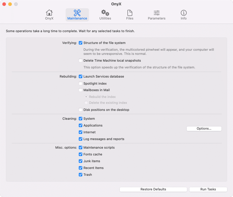 OneX window