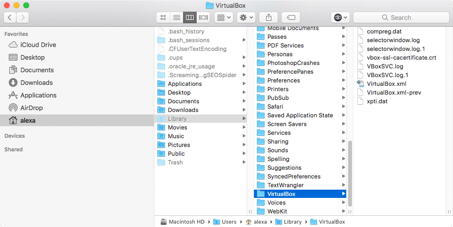 virtualbox uninstall