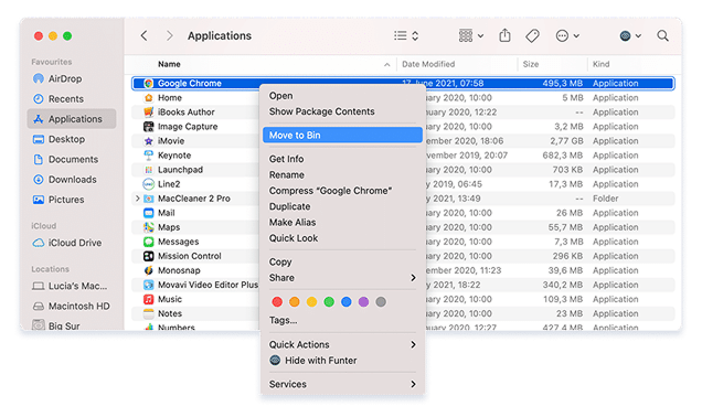 remove google chrome