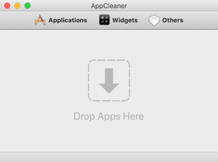 AppCleaner start window