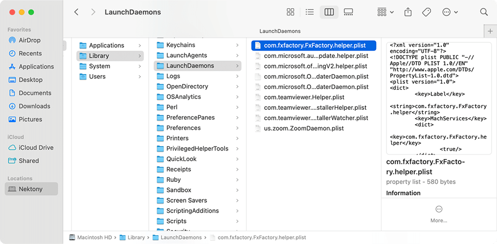 Finder Go to Folder dialog
