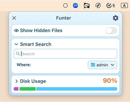 Funter window