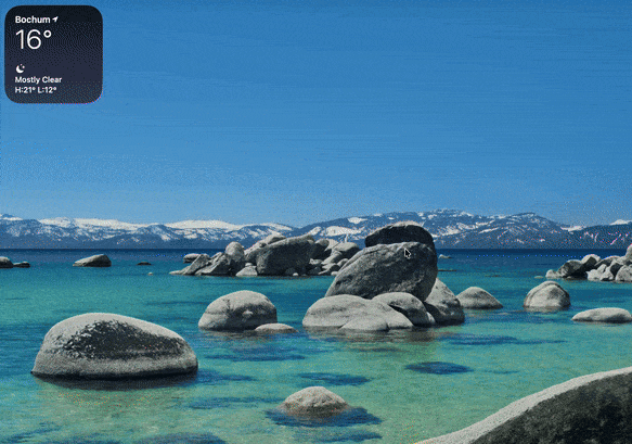 the Spotlight animation in macOS Tahoe