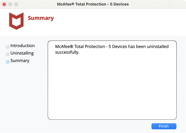 Official McAfee Uninstallation