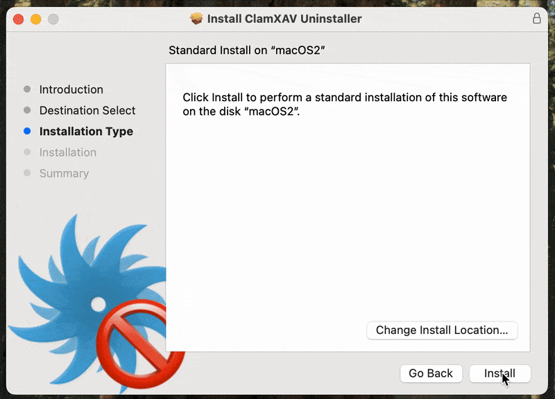 a short video of ClamXAV uninstallation