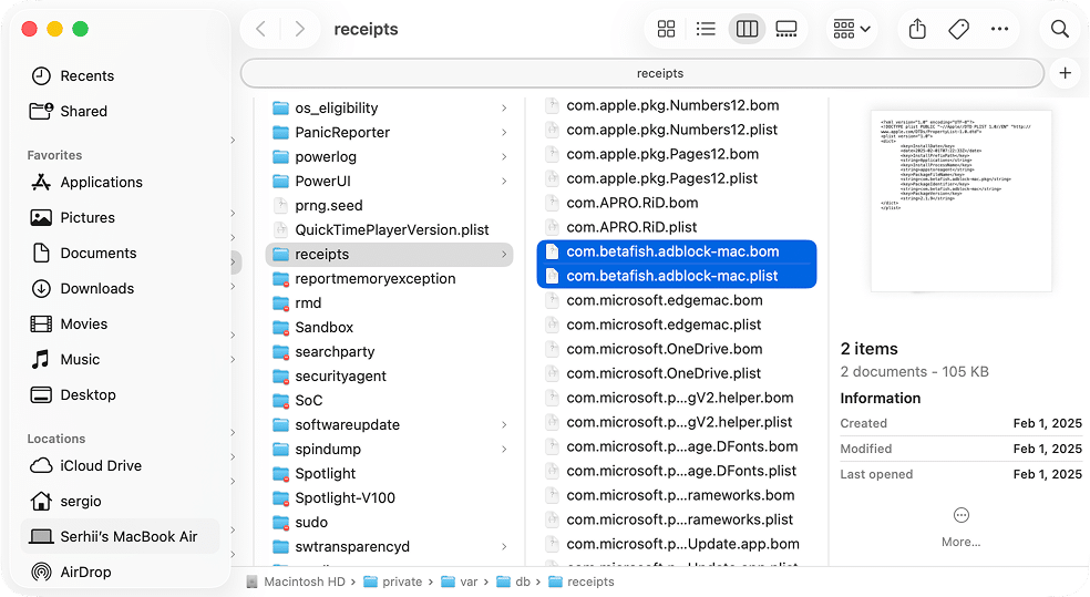 extension remaining files in Finder