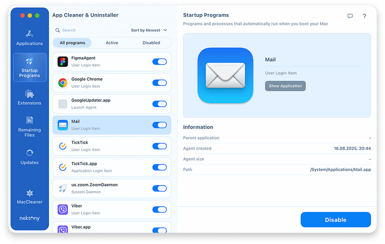 App Cleaner & Uninstaller window showing how to uninstall app