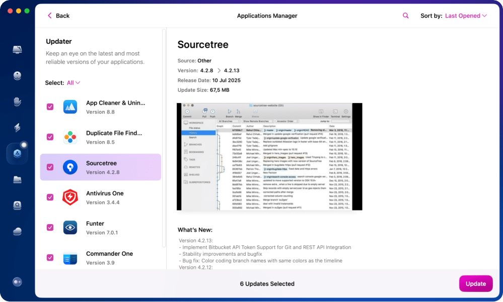 CleanMyMac window