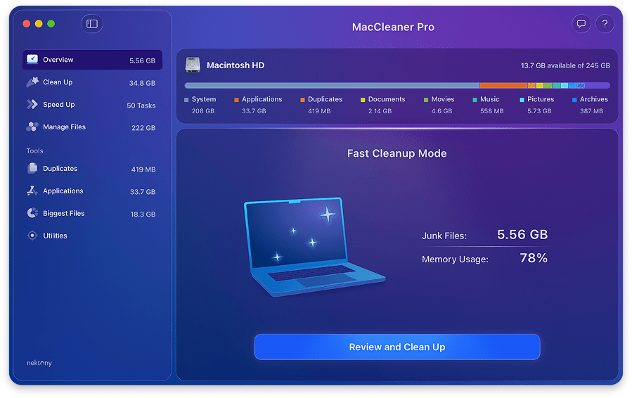HD clutter control