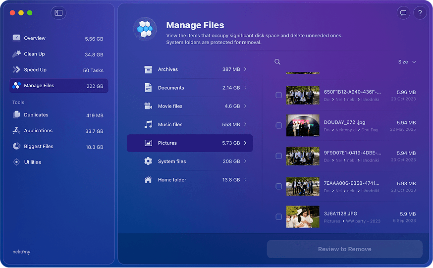 HD clutter control