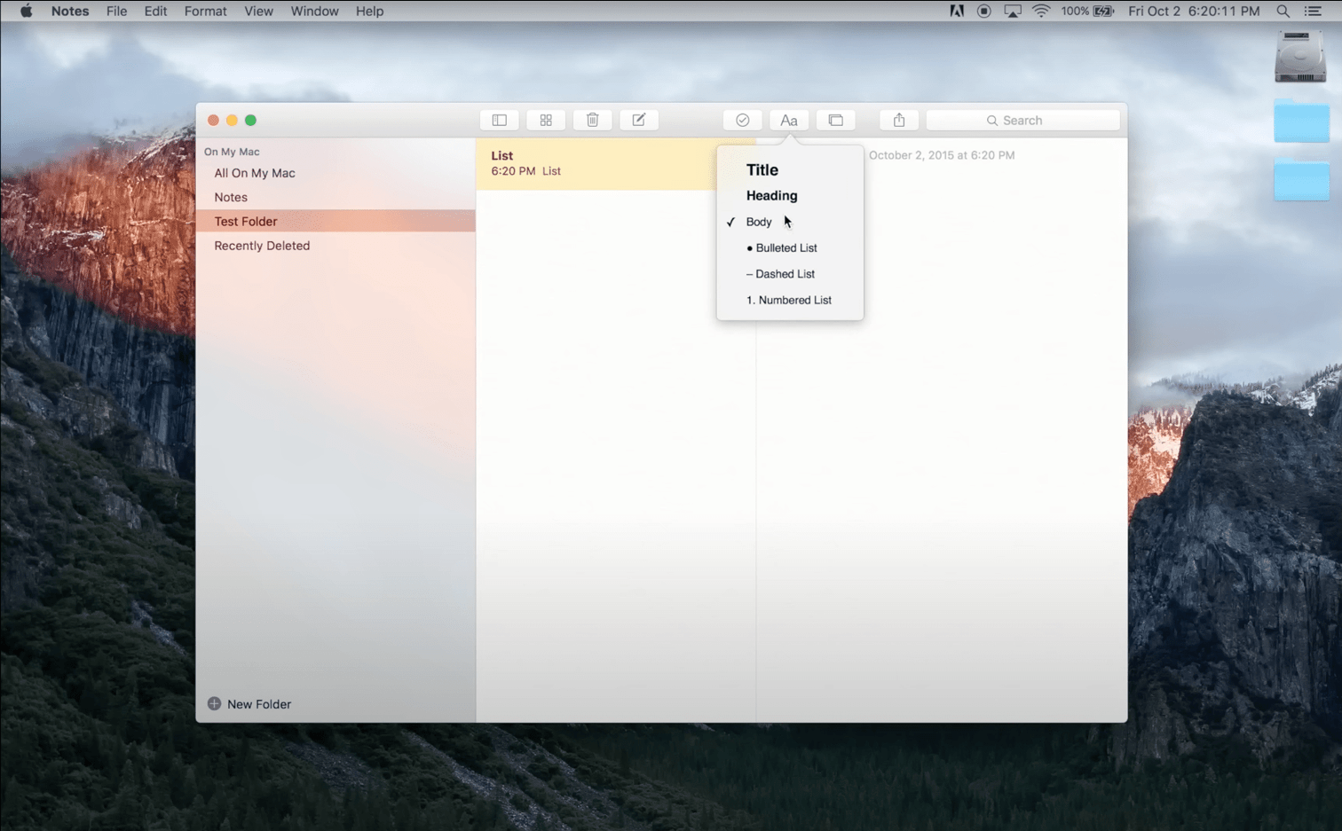 OS X 10.10 Yosemite