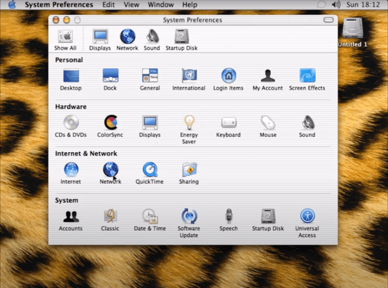 Mac OS X 10.2 Jaguar