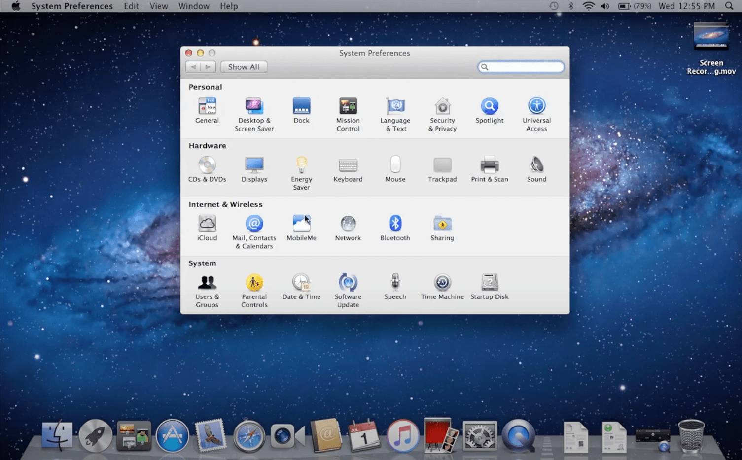 OS X 10.8 Mountain Lion