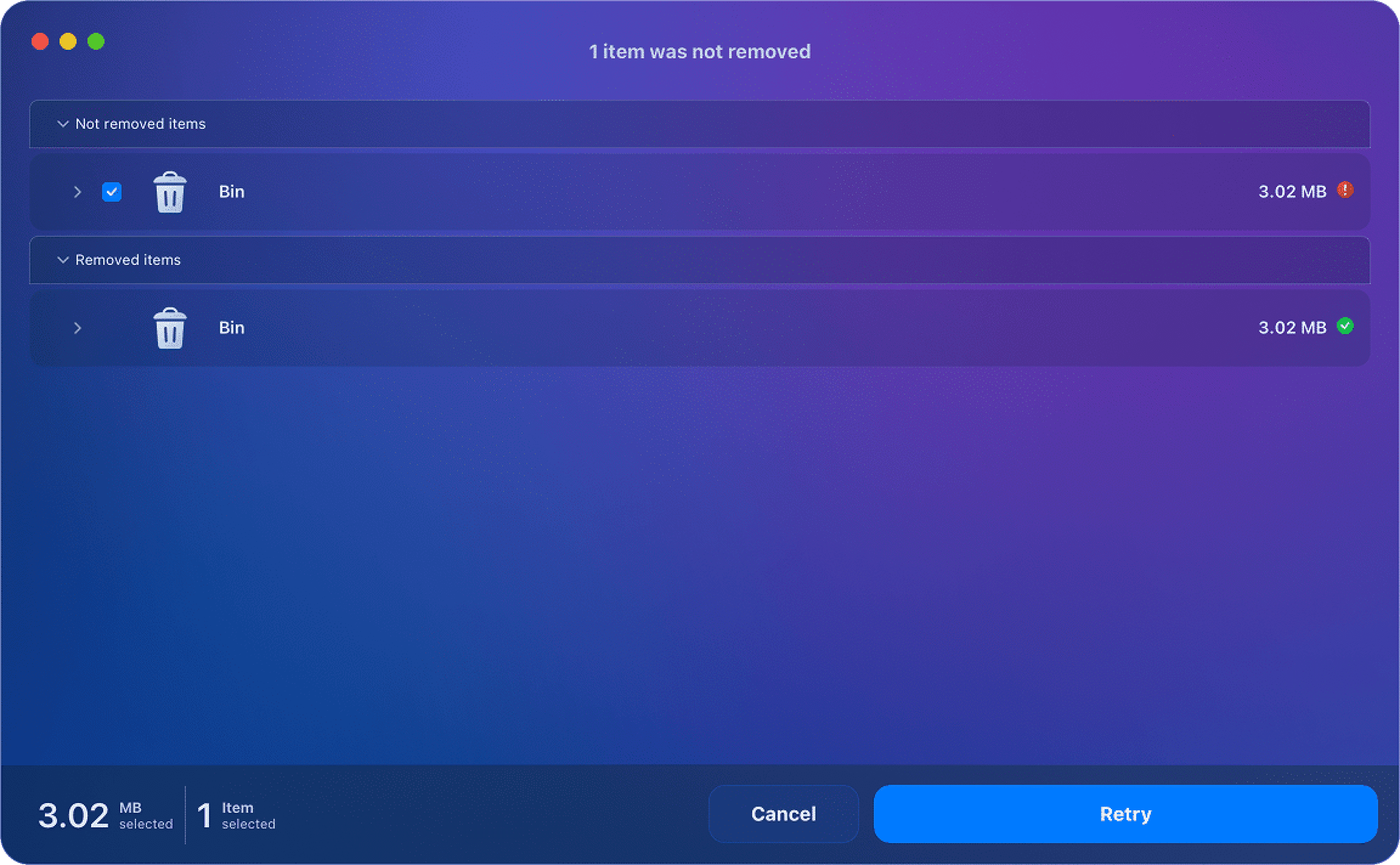 maccleaner pro troubleshooting