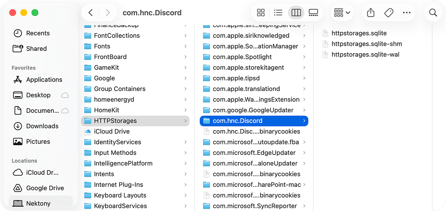 Discord hidden files in Finder
