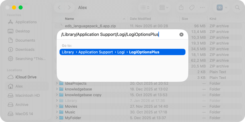 Logitech Folder Icon Delete Logi Options+ from Mac completely: Two reliable ways