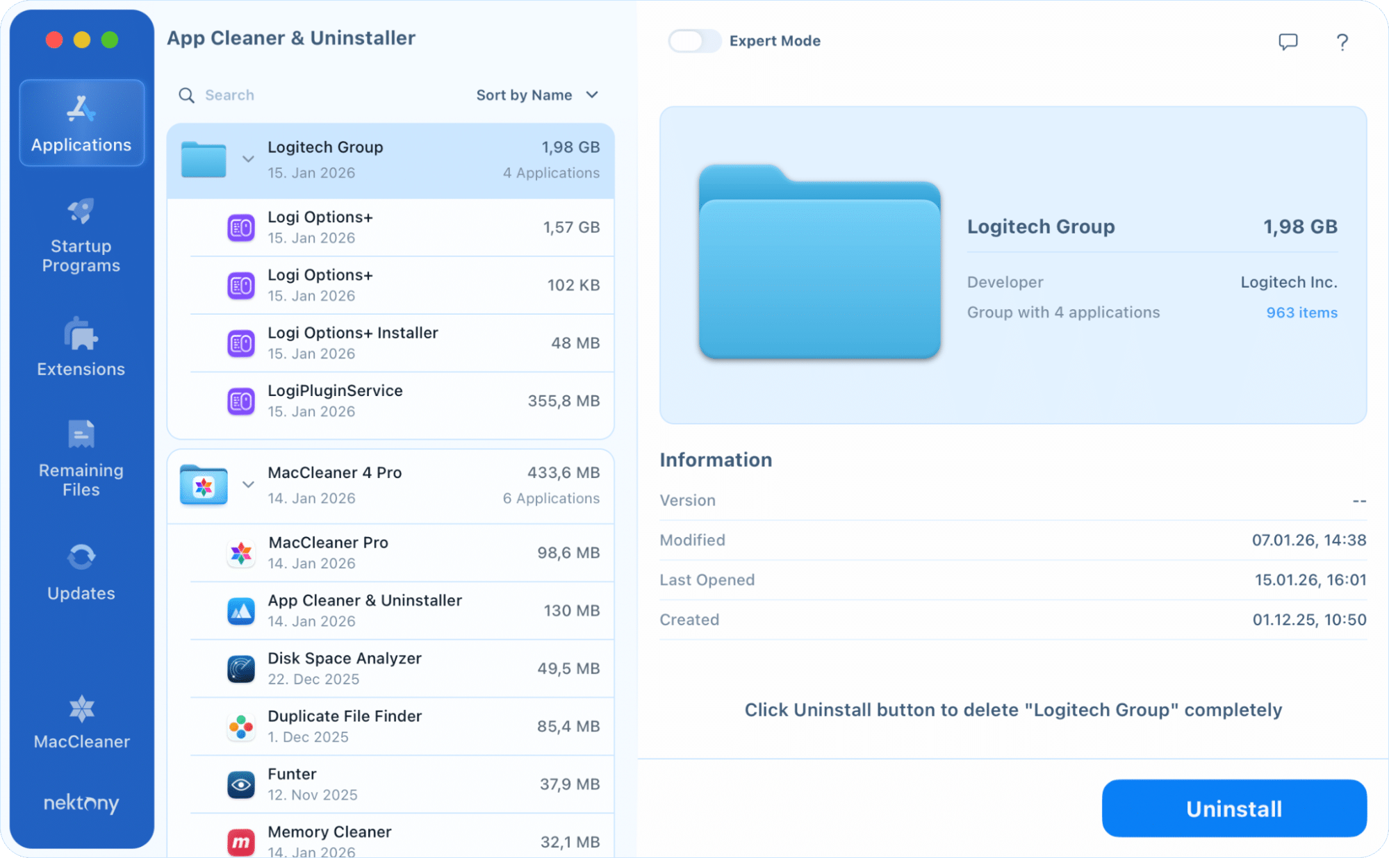 Delete Logi Options+ from Mac completely: Two reliable ways