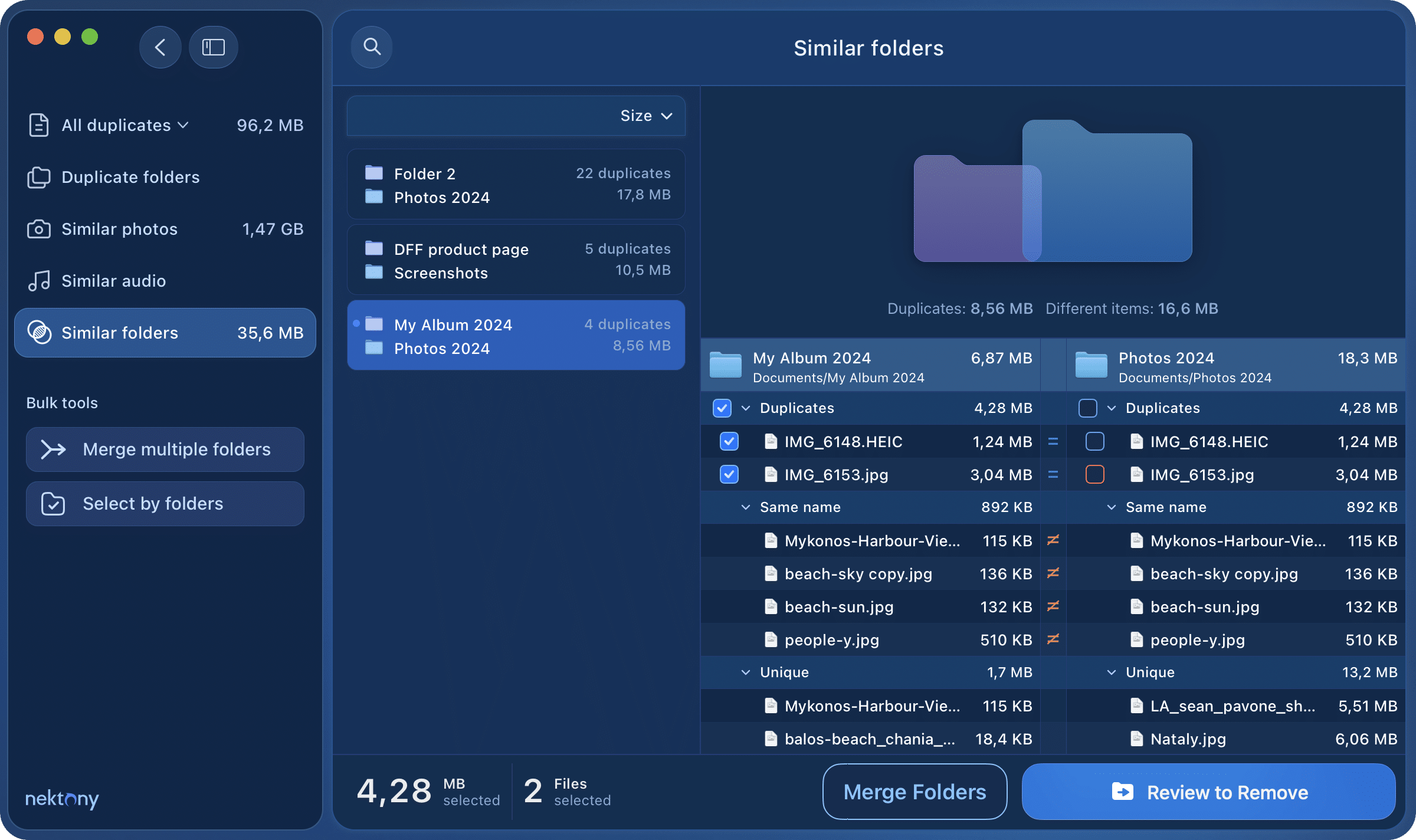 Duplicate File Finder light