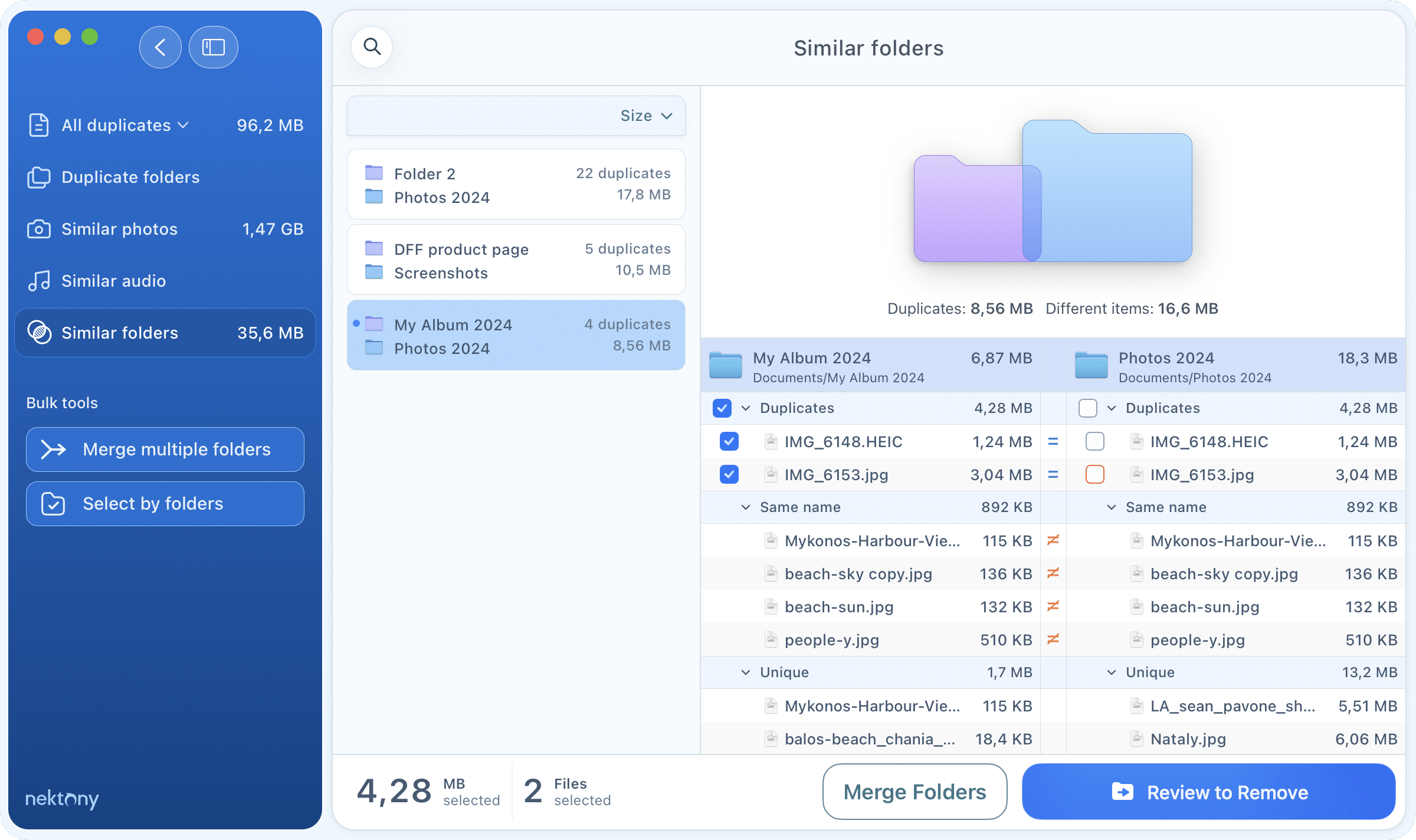 Duplicate File Finder light
