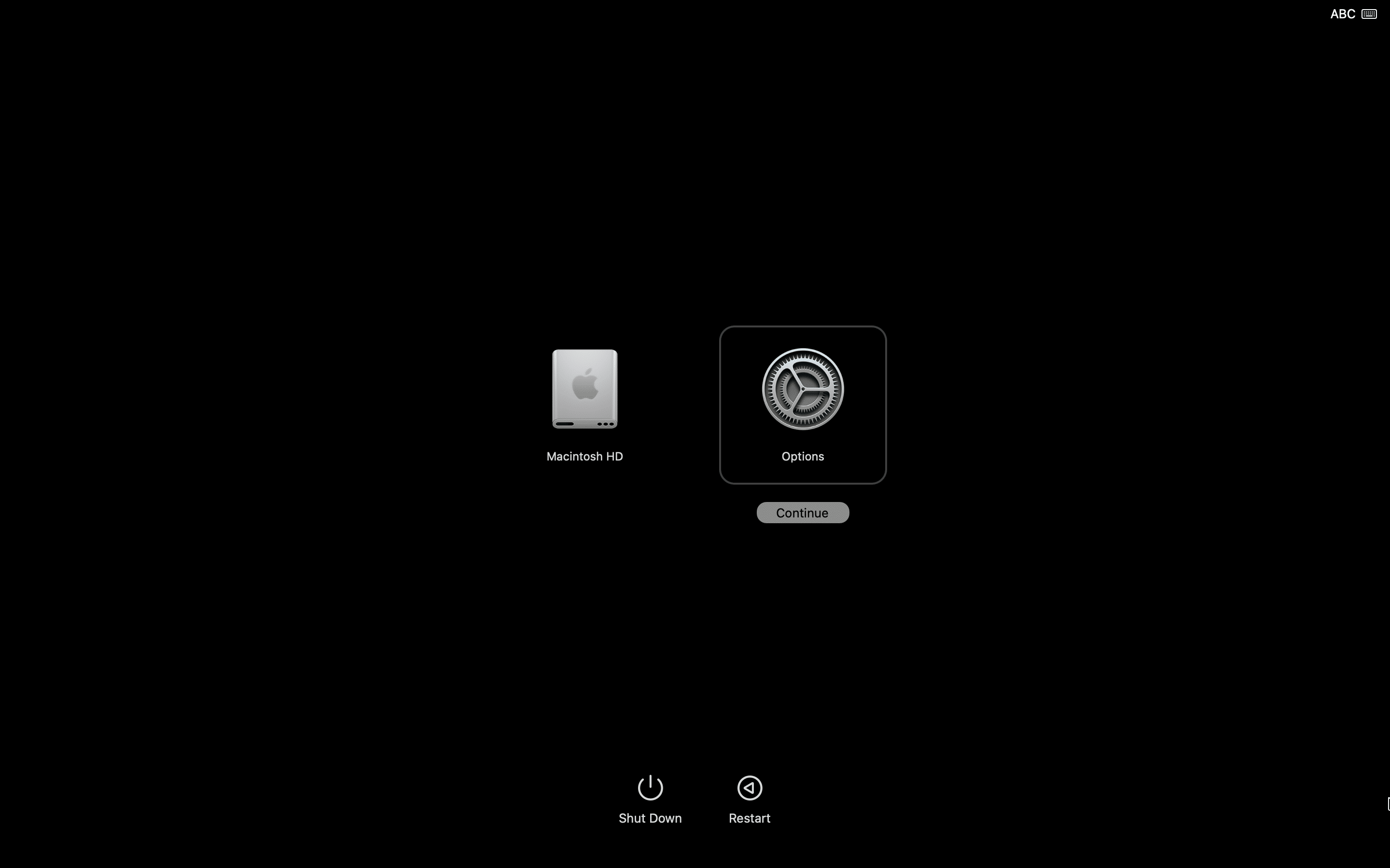 recovery mode on apple silicon mac