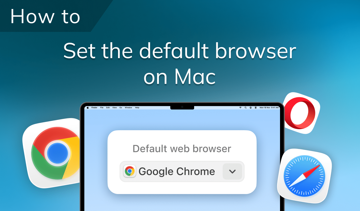 How to set the default browser on Mac