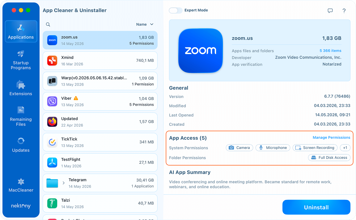 App Permissions