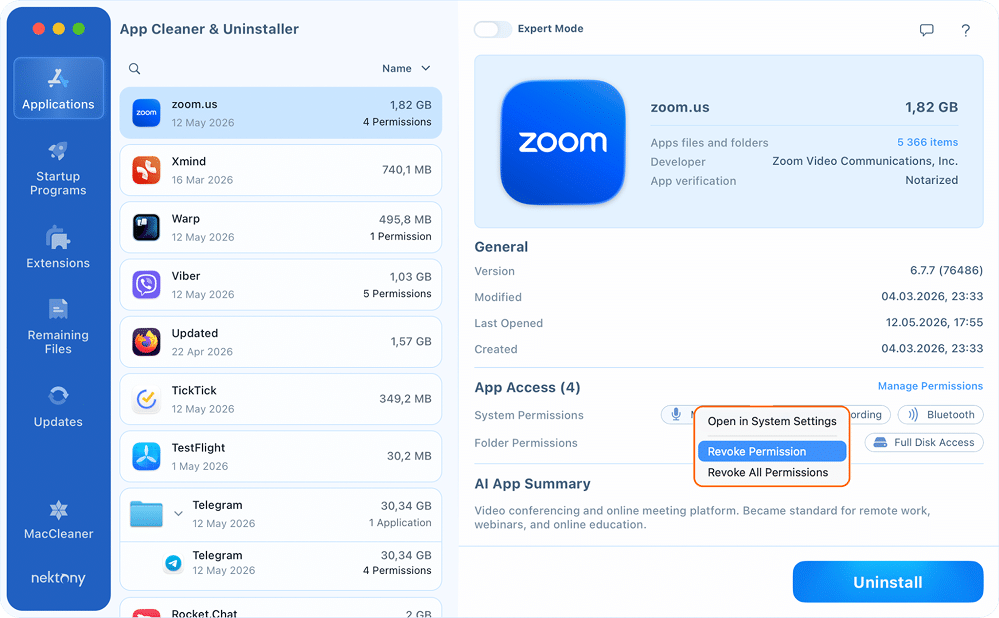 App Permissions