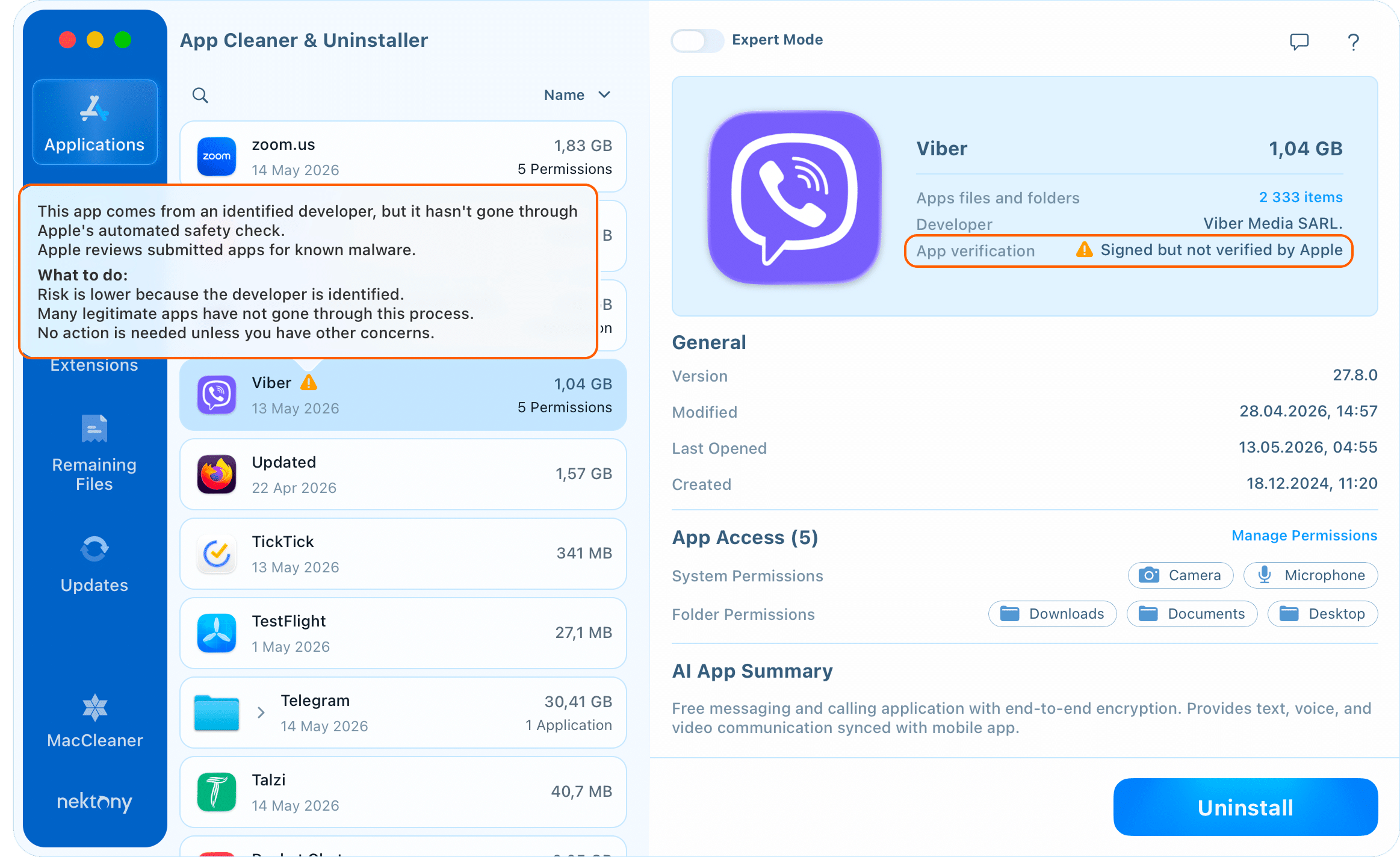 App Verification