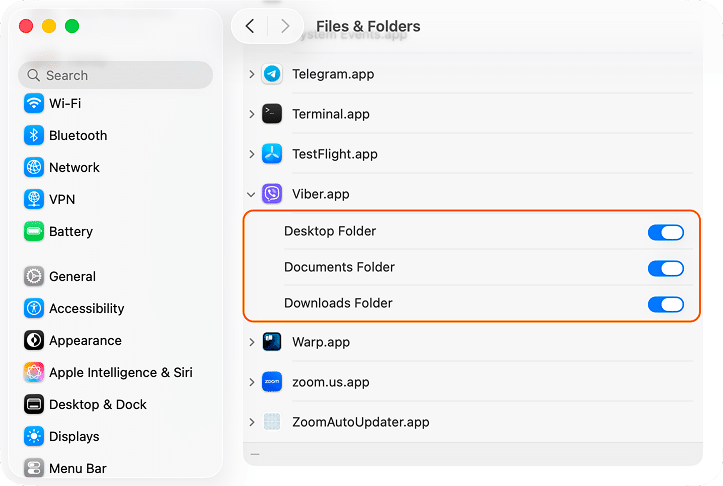 App Permissions