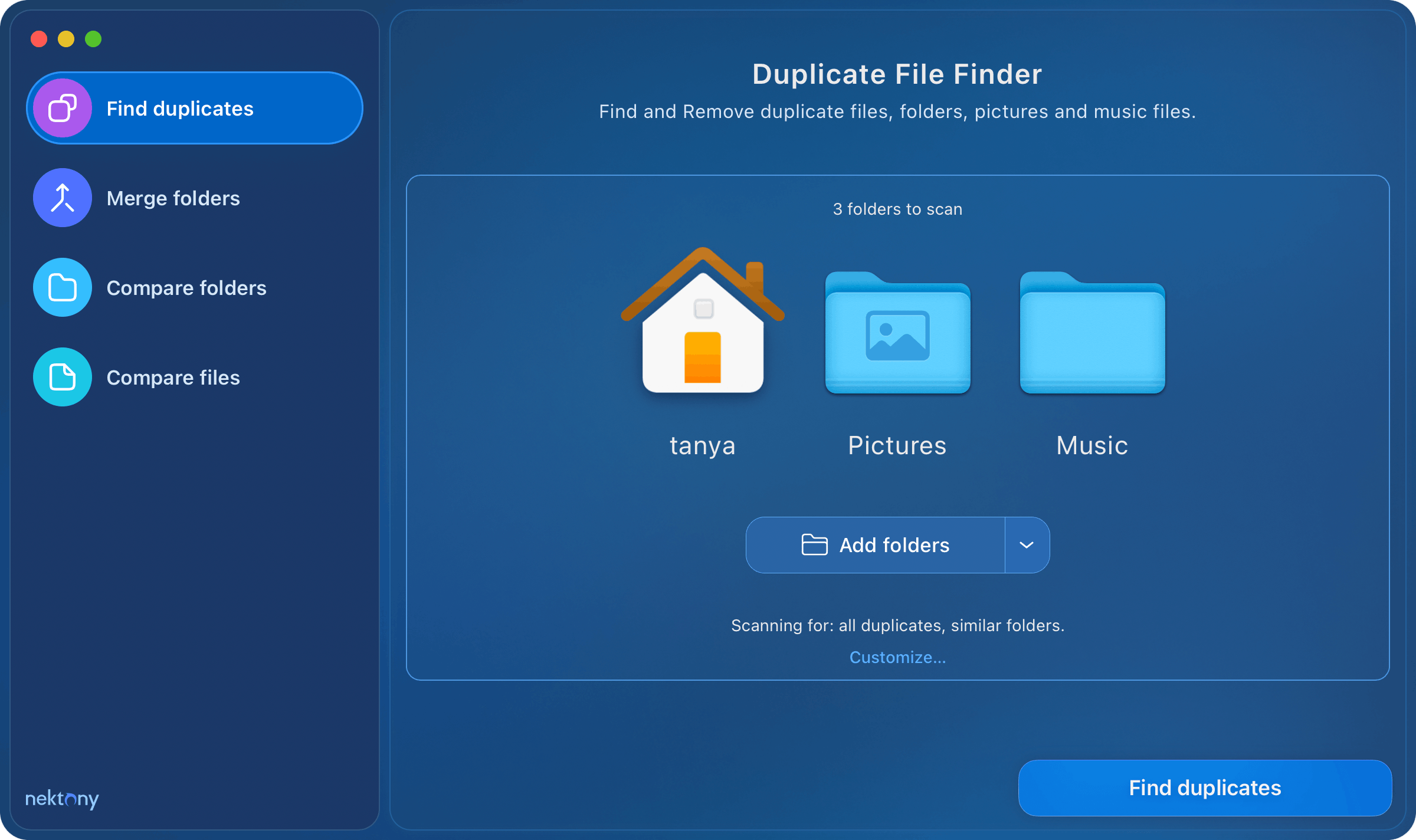 Duplicate File Finder light