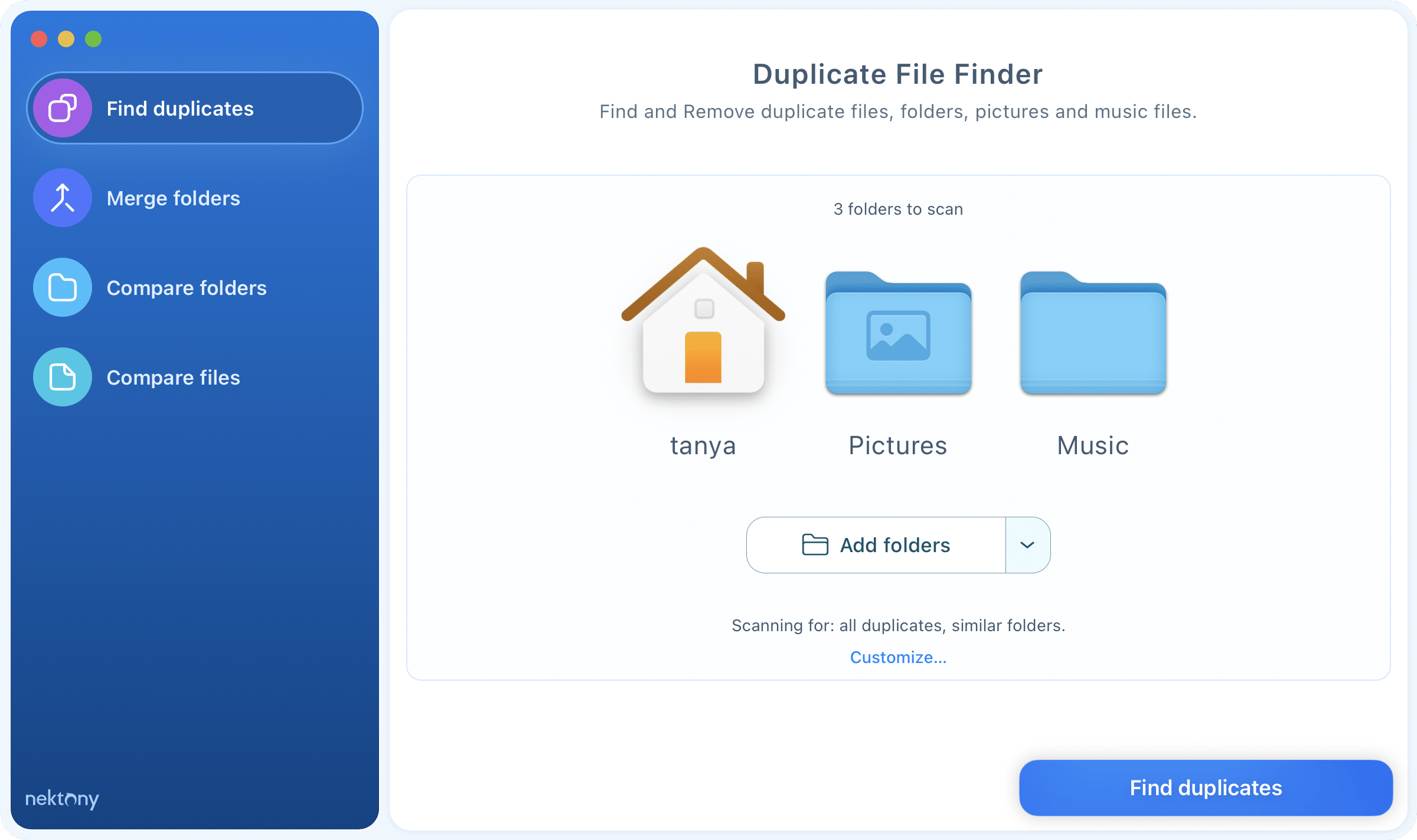 Duplicate File Finder light
