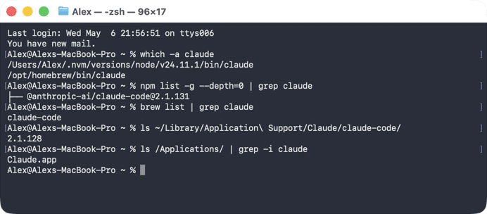 Uninstall Claude Code and Claude Desktop completely on Mac