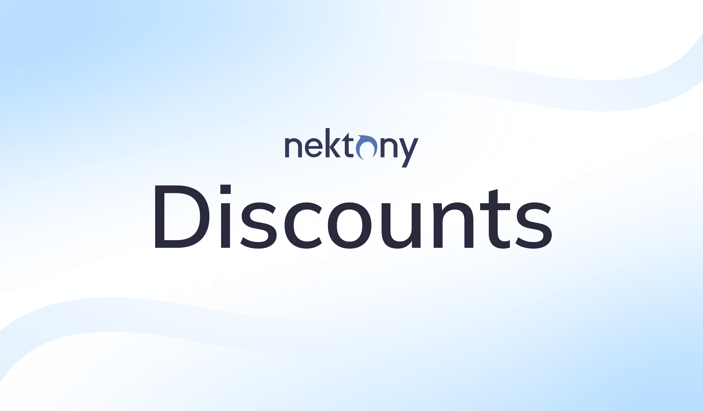 Nektony Discounts